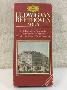 #*O304 LUDWIG VAN BEETHOVEN route vi hi* Van * beige to-venVOL..5 cassette tape 6 pcs set *#