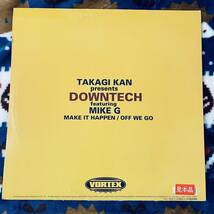 【LP】◆即決！◆中古■【高木完 TAKAGI KAN / DOWNTECH feat. MIKE G / MAKE IT HAPPEN / OFF WE GO】■VORTEX PHJL10003_画像2