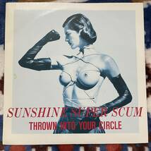 【7inch】◆即決！◆中古【SUNSHINE SUPER SCUM / THROWN INTO YOUR CIRCLE / SMALL HOURS】7インチ レコード EP■Garage punk ヌード_画像1