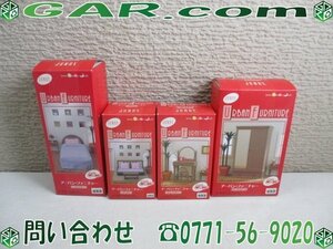 LM5 unused Takara JENNY/ Jenny furniture urban furniture bed sofa dresser wardrobe 4 point set doll doll Western-style clothes chest 