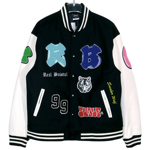 F.C.Real Bristol エフシーレアルブリストル 22AW SNEAKERWOLF TEAM VARSITY JACKET スニーカーウルフ バーシティ ジャケット F.C.R.B. YX