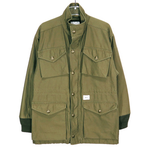 WTAPS ダブルタップス アウター 19SS PAGODA 01/JACKET.COTTON.SATIN 191WVDT-JKM04 パゴダ ジャケット オリーブドラブ