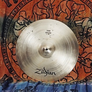 ビンテージ Aジルジャン A Zildjian Thin Crash 16" 80年台 Aジルジャン 白抜き後 美音