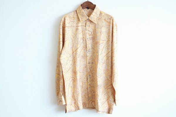 LEONARD レオナール オレンジ 装飾 柄 アジアン レディース