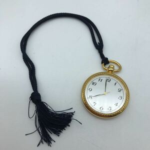  pocket watch V701-0800 pocket watch operation goods Gold gold white face souvenir 