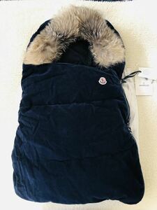  prompt decision new goods domestic genuine article Moncler fur attaching corduroy down blanket newborn baby baby outer celebration jacket blanket moncler