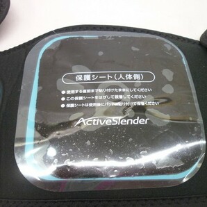 1000円スタート Active Slender アクティブスレンダー 巻くだけで腹筋 ShopJapan ショップジャパン 通電確認済み 未開封パット 12 ◎◎406の画像4