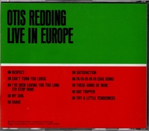 オーティス・レディング Otis Redding　「ヨーロッパのオーティス・レディング Live in Europe 」日本盤_画像2