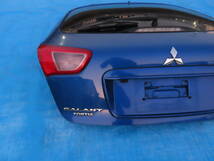 三菱 CX4A ギャランフォルティス バックドア/リアゲート/スポーツバック/純正 青色_画像2