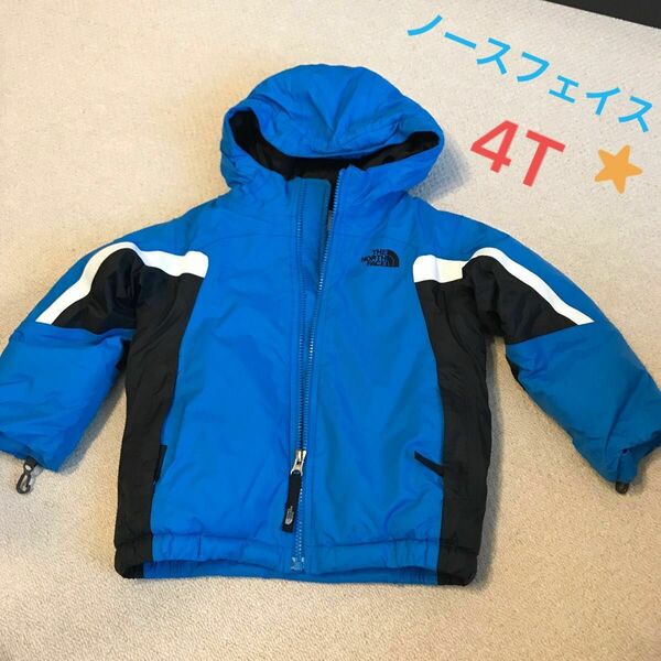 ノースフェイス　ヒートシーカー　ジャケット　 THE NORTH FACE ダウン　キッズ　4T 汚れあり