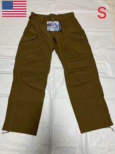 米軍4シーズン用Wild Things Soft Shell Pants LIGHTWEIGHT SO 1.0 Smallワイルドシングス ECWCS Level5 サイズ S　コヨーテ値引き！