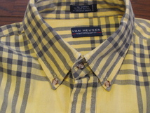 VAN HEUSEN ヴァン・ヒューゼン ヘビーネルシャツ 90's Vintage Winter Weights, Long Sleeve Shirt USA製_画像2
