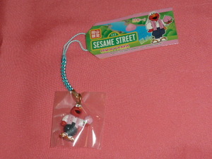 Чрезвычайно редко! Kawaii ♪ 2008 Okanama Limited Sesame Street Elmo Rooting Mascot strap ☆