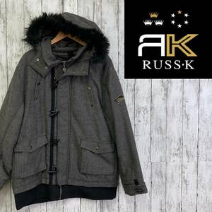 RUSS-K★ラスケー★メンズ フーデット 中綿ジャケット アウター 大きめ★サイズ3L　②