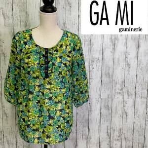 gaminerie* Gaminerie * общий рисунок цветок принт tops cut and sewn * размер M 10-201