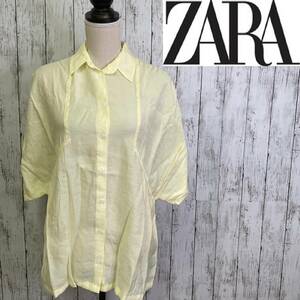 ZARA★ザラ★FLOWY OVERSIZED SHIRT★サイズXS　10-239　