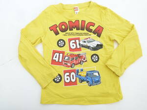 美品　TOMICA　トミカ　綿100 コットン　長袖　Tシャツ　120