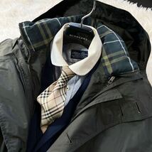 定価15万●超美品BURBERRY LONDON●極上の一着●最高級フィールドジャケットコート　極暖!!【ブルゾン2WAY】●バーバリーコート　メンズ_画像4