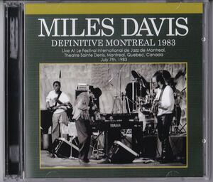 MEGADSC MILES DAVIS / DEFINITIVE MONTREAL 1983 マイルス・デイビス マイルス・デイヴィス Bill Evans