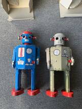 ATOMIC ROBOT MAN 2体 ブリキ アトミックロボットマン_画像2