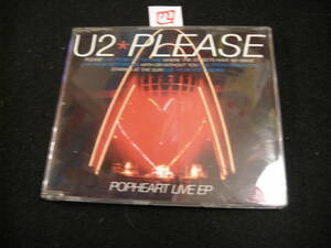 四輸入盤CD!　U2 Please 　　Popheart Live EP