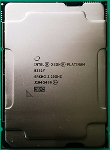 Intel Xeon Platinum 8352Y SRKHG 32C 2.2GHz 2.8/3.4GHz 48MB 205W LGA4189 DDR4-3200