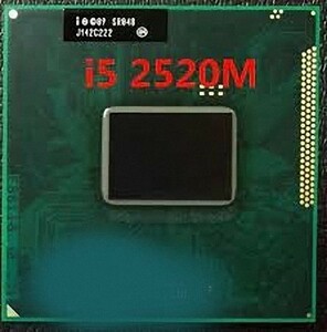 Intel Core i5-2520M SR048 2C 2.5GHz 3MB 35W Socket G2 FF8062700840017