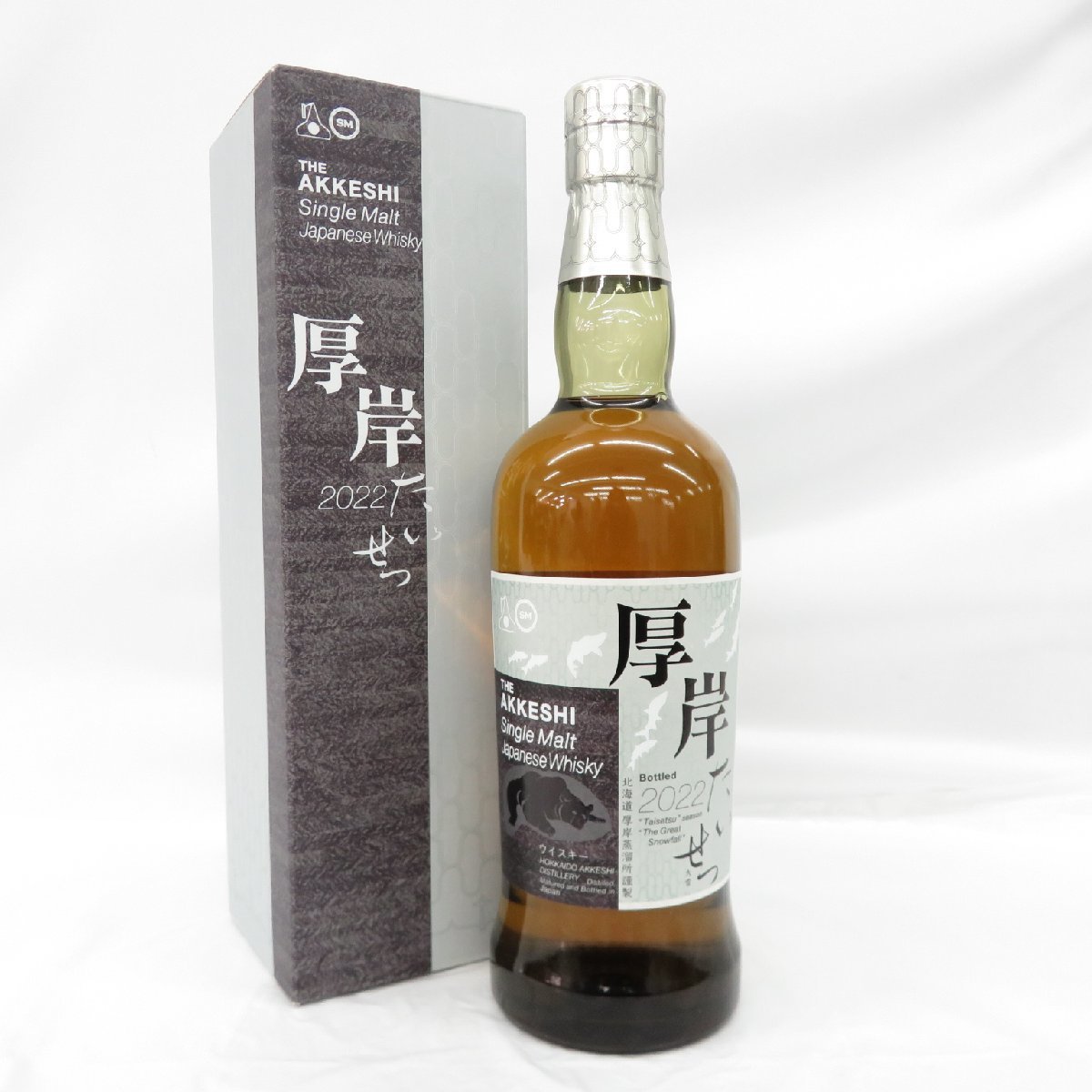X1004 / 厚岸 シングルモルト たいせつ 大雪 THE AKKESHI 2022 700ml