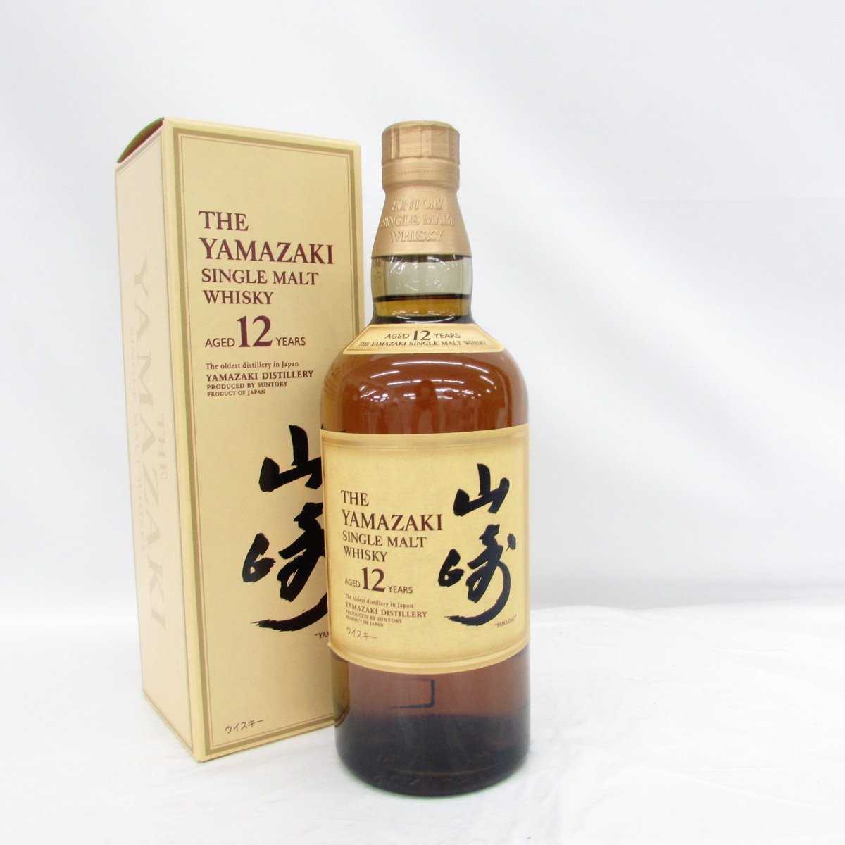 今なら即納 サントリー 山崎 12年(旧ラベル)シングルモルト ウイスキー
