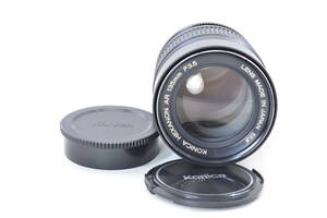 【ecoま】コニカ KONICA HEXANON AR 135mm F3.5 no.8298928 フード組み込み式 Kマウント マニュアルレンズ