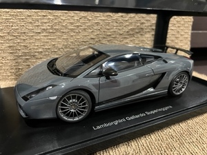 オートアート　1/18　ランボルギーニ　ガヤルド　Superleggera ガンメタ