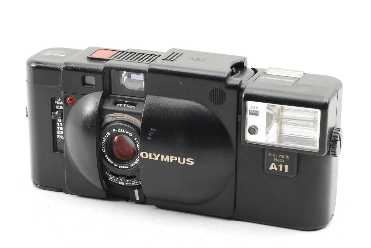 オリンパス Olympus XA2 + A11 完動品 実写確認済み カメラ フィルム