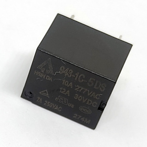 5Vリレー 基板用パワーリレー 5V 1回路C接点 12A/30VDC・10A/277VA(AC) MR31 リレー 互換 5V用リレー 12A(DC)切り替え器