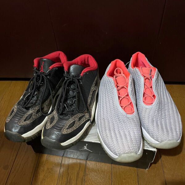 NIKE AIR JORDAN 11 RETRO LOW & NIKE AIR JORDAN FUTURE 2足セット