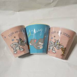 [ unused beautiful goods new goods ] Tom . Jerry mela person cup 3 customer pink light blue 