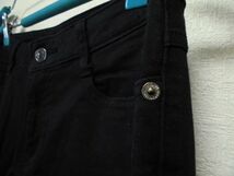 assk6-479☆anti-label JEAN　ブラックパンツ　パンツ　ボトムス　ブラック/黒　サイズ61-89　ウエスト61　綿混素材　_画像4