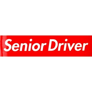  car magnet Senior Driver box frame ( silver Mark seniours Mark sinia)