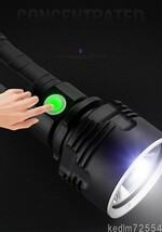 『超得』超強力 懐中電灯 LED L2 XHP50 戦術トーチ USB 充電式 Linterna 防水ランプ超高輝度ランタンキャンプ【新品】_画像9