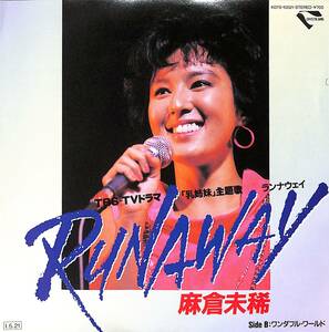 麻倉未稀「RUNAWAY」B　超音波洗浄済み