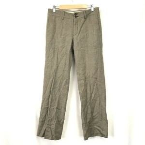 三陽商会/Made in Japan★アマカ/AMACA★スラックスパンツ【38/women’s size -M/股下77cm/茶系/brown系】Pants/Trousers◆BH123