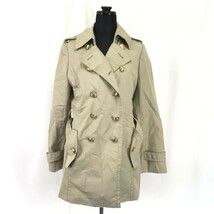 Le souk★スプリング/トレンチコート/金ボタン【Womens size -S/36/beige/ベージュ】Coats/Jackets/Jumpers◆BH198_画像1