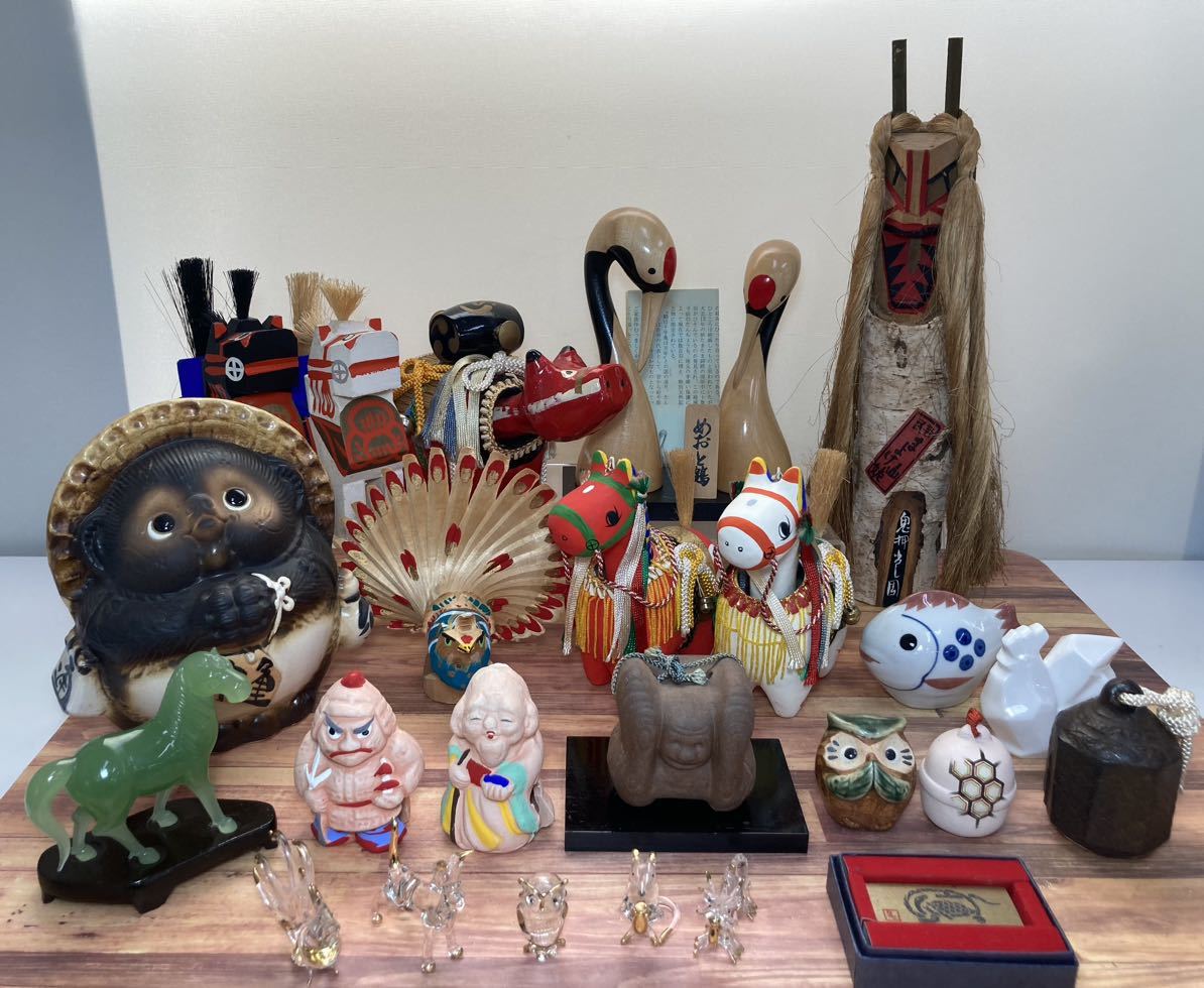60%OFF】 木製 馬 置物 コレクション 民芸品 工芸品 置物 - education