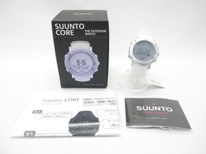 SUUNTO CORE ALU PURE WHITE S018735000 wristwatch used *WA3369