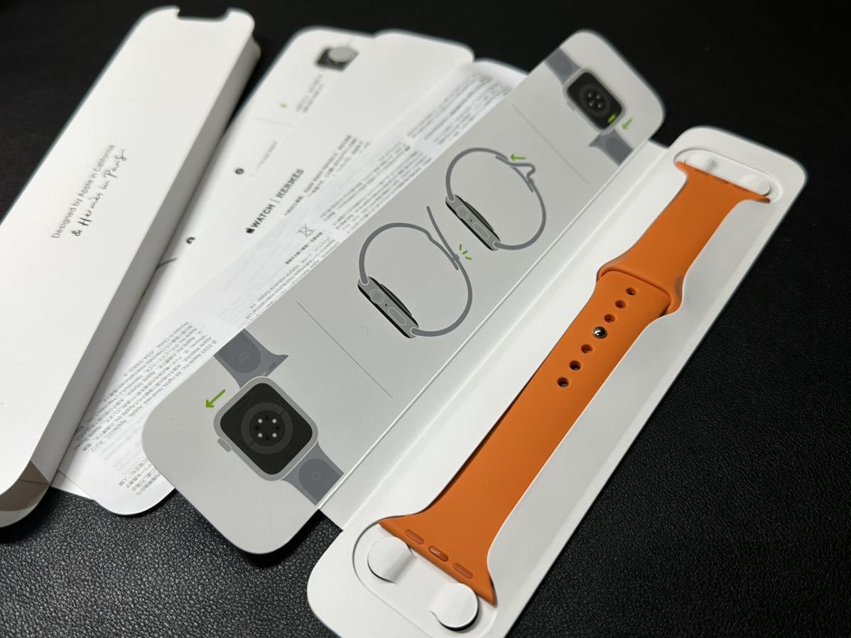 PayPayフリマ|即決未使用 Apple Watch HERMES 限定 オレンジ スポーツ