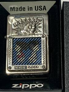 1995年　BANNNNG　　マジック　メタル　ZIPPO　USED美品　