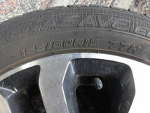 ★ハスラー/MR41S/純正/15インチ/アルミホイール/2本/165/60R15/タイヤ付き/DUNLOP/中古保管品★引取り限定★_画像6