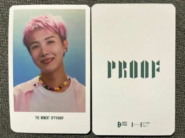 BTS ホソク　proof トレカ 防弾少年団　カード