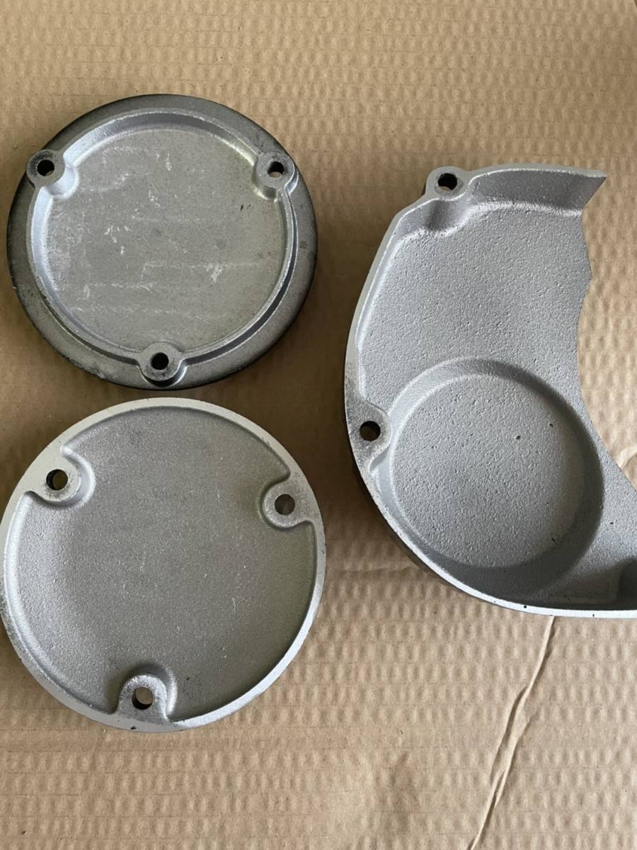 RZ250 RZ350 フィンタイプ ポイントカバー エンジンカバー 3点 フライ
