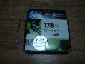 ★ 新品 hp 純正インクカートリッジ 178XL フォトブラック ★