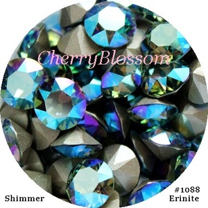 #1088*SS39*25粒*エリナイトシマー(SHIM)*スワロ*デコ*スワロフスキー*ＳＷＡＲＯＶＳＫＩ*クリスタライズ